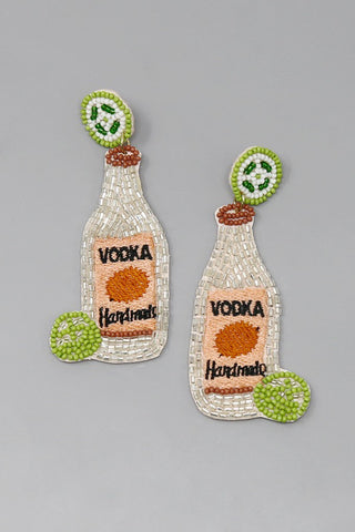 Vodka With Lime Earrings
