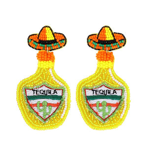 Sombrero Tequila Earrings