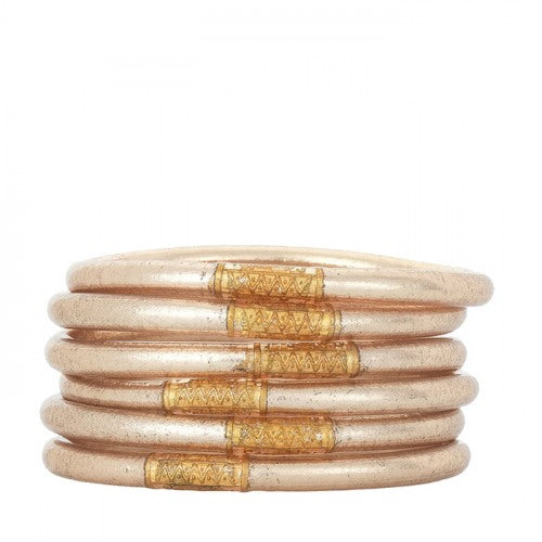 Champagne BuDhaGirl Bangles - Stack of 6