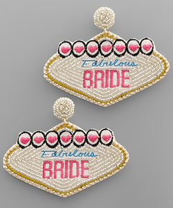 Vegas Bride Earrings