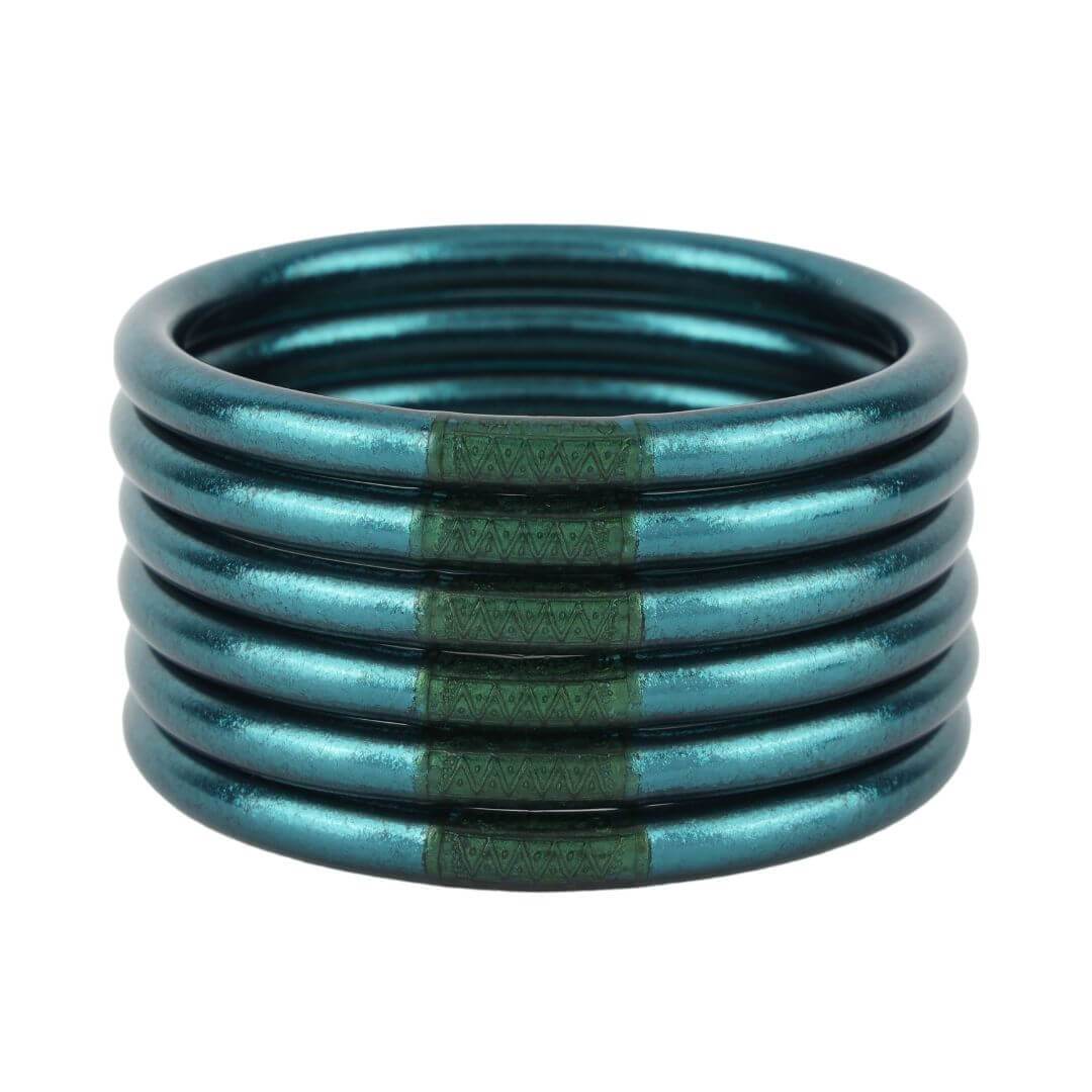 Plume BuDhaGirl Bangles - Stack of 6