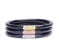 Three Kings BudhaGirl Bangles - Navy