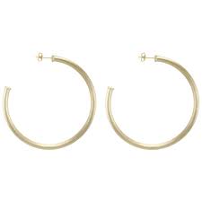 Sheila Fajl Everybody's Favorite Hoop Earrings - Brushed Gold
