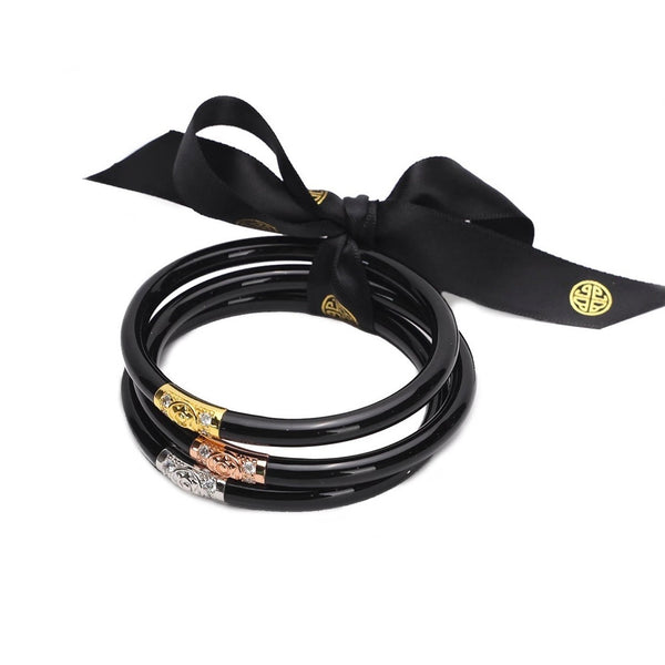 Three Kings BuDhaGirl Bangles - Black
