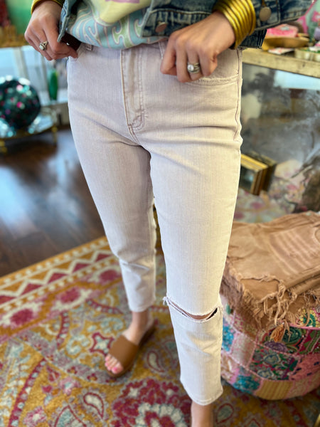 Erika High Rise Mom Denim