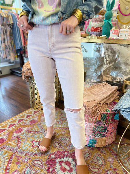 Erika High Rise Mom Denim
