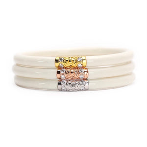 Three Kings BuDhaGirl Bangles - Ivory