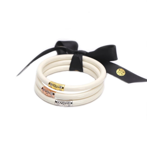 Three Kings BuDhaGirl Bangles - Ivory