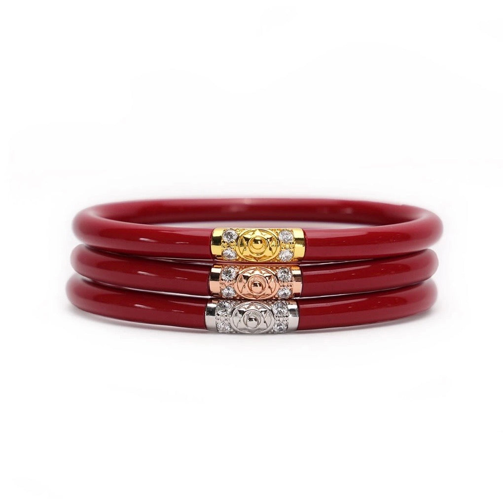 Three Kings BuDhaGirl Bangles - Red